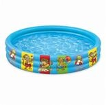 Happy People Planschbecken Summer Friends 100 x 23 cm, Aufblasbar, 3-Ring-Pool