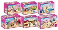 Playmobil&reg; 70206-07-08-09-10-11 Dollhouse 6er Set Alle Zimmer...