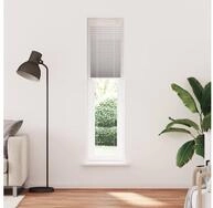 vidaXL Plissee, Plissee Hellgrau 50x200 cm Stoffbreite 49,4 cm Polyester