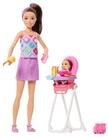 Barbie Anziehpuppe Barbie "Skipper Babysitters Inc." Hochstuhl Spielset