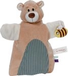 Nici Schmusetuch My first NICI, Handpuppe B&auml;r 2in1 26x25 cm, sanfte...