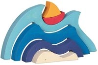 goki Puzzle aus Holz - Mein Schifflein auf dem Meer Spielbausteine, (6 St)