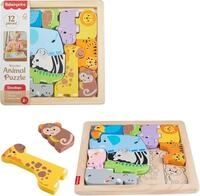 Fisher-Price&reg; Lernspielzeug Fisher-Price 2-in-1-Tierwelt Holz Sortieren von Formen
