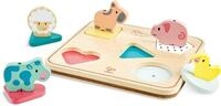 Hape Puzzle Tierger&auml;uschepuzzle Tom, 12 Puzzleteile, mit Ger&auml;uschen