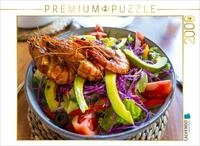 CALVENDO Puzzle CALVENDO Puzzle Frische Sri Lanka Bowl mit gegrillten Garnelen -