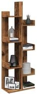 vidaXL B&uuml;cherregal, B&uuml;cherregal Altholz-Optik 48x25,5x140 cm Holzwerkstoff