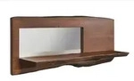Massivmoebel24 Wandregal PURE ACACIA, 1-tlg., Wandregal Akazie 121x22x38 braun