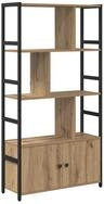 vidaXL B&uuml;cherregal B&uuml;cherregal 80 x 30 x 155,5 cm Holzwerkstoff Artisan-Eiche,