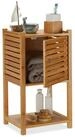 relaxdays Badregal Bambus mit 3 Ebene