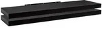 Woltu Wandregal, 2er-Set Wandboard CD DVD Regal B&uuml;cherregal Holz Board schwarz...
