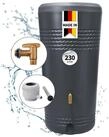 4rain Regentonne MILO Regentonnen Komplett-Set 230 L graphite grey, 230 l