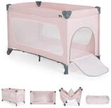 Cangaroo Baby-Reisebett Reiselaufstall One Touch R&auml;der, Seiteneingang Matratze