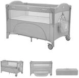 Kikkaboo Baby-Reisebett Reisebett Milky Way, 2 Ebenen, seitliche &Ouml;ffnung, 2...