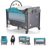 Moni Baby-Reisebett Reisebett Sleepy Rollen, Wickelauflage, Matratze,...