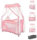 Lorelli Baby-Reisebett Reisebett, Laufstall Magic Sleep, 2 Ebenen Baldachin...