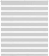Rollo Doppelrollo Hellgrau 125x150 cm Stoffbreite 120,9 cm Polyester, vidaXL