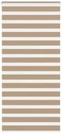 Rollo Doppelrollo Sandbraun 95x200 cm Stoffbreite 90,9 cm Polyester, vidaXL