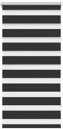 Rollo Zebra-Rollo 80,9 x 150 cm, Stoffbreite 76,7 cm, schwarz, vidaXL