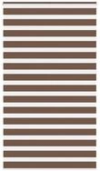 Rollo Doppelrollo Braun 125x230 cm Stoffbreite 120,9 cm Polyester, vidaXL