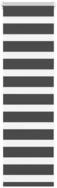 Rollo Doppelrollo Schwarz 55x100 cm Stoffbreite 50,9 cm Polyester, vidaXL