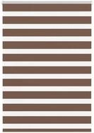 Rollo Doppelrollo Braun 100x100 cm Stoffbreite 95,9 cm Polyester, vidaXL