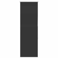 Rollo Verdunkelungsrollo Schwarz 45x130 cm Stoffbreite 40,7 cm, vidaXL