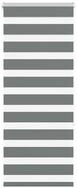 Rollo Doppelrollo Dunkelgrau 65x150 cm Stoffbreite 60,9 cm Polyester, vidaXL