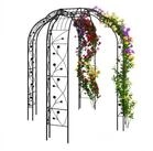 relaxdays Rosenbogen Rosenpavillon aus Metall