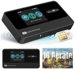 Reflexion 5GCONNECT WLAN Router mit Akku 4200mAh, WiFi 6 Hotspot Mobiler Router,
