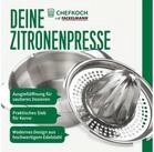 Chefkoch trifft Fackelmann Zitruspresse Manuelle Zitronenpresse, Saftpresse,