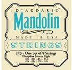 Daddario Saiten, EJ73 10-38 Mandolinen Saiten Phosphor Bronze Loop End - Saiten