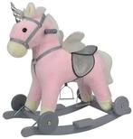 Chipolino Schaukeltier Schaukeltier Einhorn Sound, R&auml;der Holz, Steigb&uuml;gel