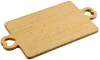KESPER&reg; Schneidebrett Servierbrett, Herz, Bambus, FSC, Bambus, (1-St), mit...