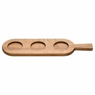 LEONARDO Servierbrett f&uuml;r Dipsch&auml;lchen Matera, 40 x 11 cm, Akazienholz