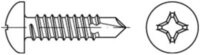 Contorion Schraube ISO 15481 Flachkopf-Bohrschrauben Stahl ST 4,8 x 60 -H...
