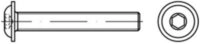 Contorion Schraube ISO 7380-2 Flachkopf-Flanschschraube VG M8x40 Stahl 10.9...