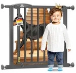 KIDIZ T&uuml;rschutzgitter, auch als Schutzgitter f&uuml;r Treppen, Auto Close, Kinder