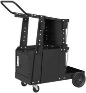 vidaXL Rollwagen Schwei&szlig;wagen Schwarz 91 x 47 x 96 cm Stahl, (1 St)