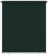 Rollo Au&szlig;enrollo 205 (B) x 230 (H) cm Dunkelgr&uuml;n HDPE, vidaXL