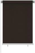Rollo Au&szlig;enrollo 105 (B) x 140 (H) cm Braun HDPE, vidaXL