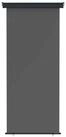 vidaXL Seitenmarkise Balkon Seitenmarkise 80 x 250 cm 100% Polyester Eisen Stahl