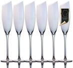 Intirilife Sektglas, 6-tlg., Glas, Champagner Sekt Prosecco Gl&auml;ser Set 150ml