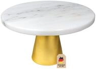 Intirilife Kuchenplatte, Marmor, Kuchenplatte Tortenst&auml;nder Servierplatte