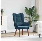 vidaXL Sessel Sessel Blau 63 x 67 x 94 cm Samt (1-St)