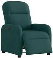 vidaXL Sessel Relaxsessel Elektrisch Dunkelgr&uuml;n Stoff (1-St)