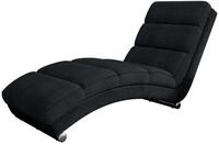 MIRJAN24 Sessel Holiday Cord, mit verchromte F&uuml;&szlig;e, 180x62x84 cm