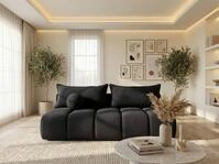 WFL GROUP Schlafsofa Milla mit Bettkasten &ndash; 3 Sitzer Couch mit Schlaffunktion,