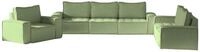 Fun M&ouml;bel Polstergarnitur Sofaset Modulsofa-Set 6-teilig SANDE 3-2-1 in Stoff,...