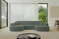 ALTDECOR Wohnlandschaft MARI-U1, Sofa Praktische Bequeme Funktionsecke Couch...