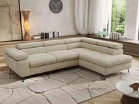 MKS M&Ouml;BEL Ecksofa PABLO L, Set, HR35-Schaum, Metallbeinen, Wellenfedern,...